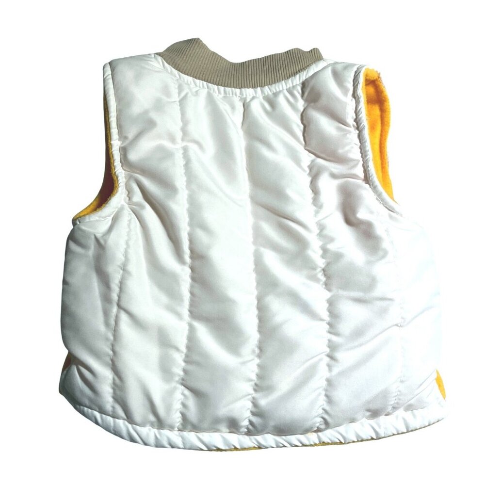 Little Rebels Off Road Outdoor Adventure Jeep Vest Kids White Quilted - Picture 4 of 11